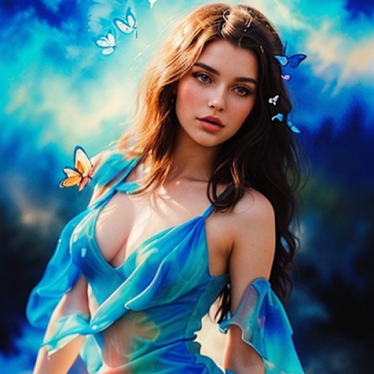 Kunst geïnspireerd ontwerp, mooie dansende vrouw thermosbeker