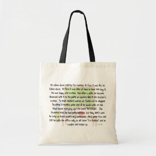 Kunst "Geobsedeerd door het retieren" van de leraa Tote Bag