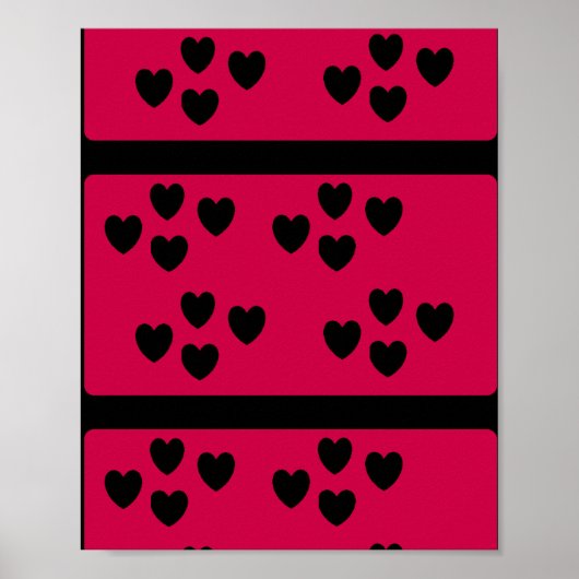Kunst gepatterde achtergrond op poster (Voorkant)