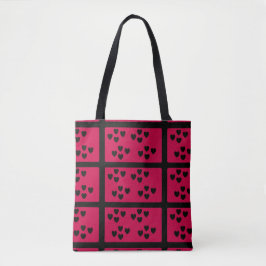 Kunst gepatterde achtergrond op tote bag