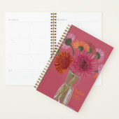  Kunst GerberaFlower Modern Illustration+ Naam Planner (Display)