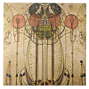  kunst Gesso Wall Frieze keramiek Tegeltje