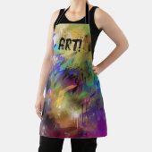KUNST! geverfd vooraf samengeperst Schort (Insitu)