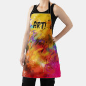 KUNST! geverfd vooraf samengeperst Schort (Insitu)