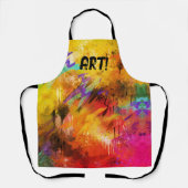 KUNST! geverfd vooraf samengeperst Schort (Voorkant)