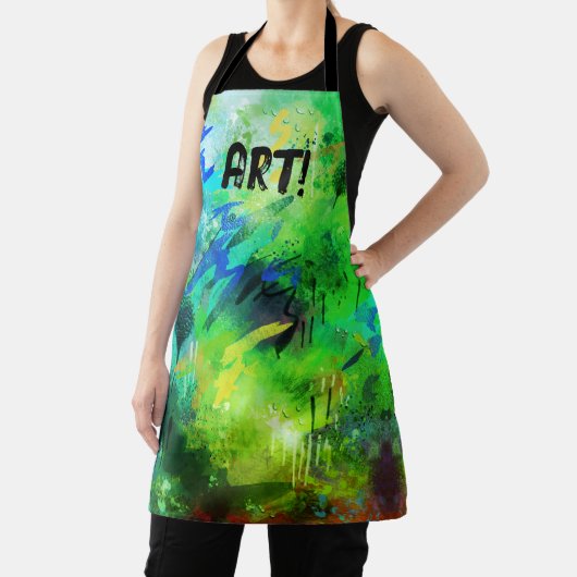 KUNST! geverfd vooraf samengeperst Schort (Insitu)