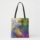 KUNST! geverfd vooraf samengeperst Tote Bag (Voorkant)