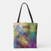 KUNST! geverfd vooraf samengeperst Tote Bag (Achterkant)