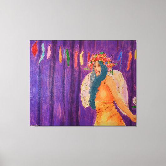 Kunst - Gewikkeld Canvas - door Debbie Davidsohn - Afdruk (Voorkant)