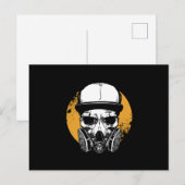 Kunst gezicht bedekking anti gift schedel Ga Briefkaart (Voorkant / Achterkant)