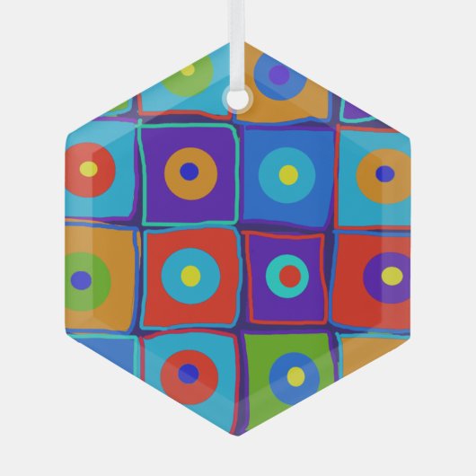 Kunst Glas Ornament (Voorkant)