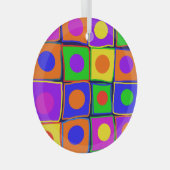 Kunst Glas Ornament (Voorkant Rechts)