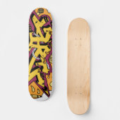 Kunst graffiti skateboard (Voorkant)