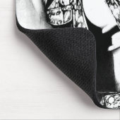 Kunst hand-getrokken masculine westerne cowboy coo muismat (Hoek)