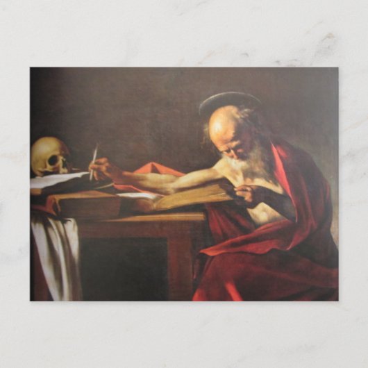 Kunst "Heiliger Hieronymus" — Postkarte Briefkaart (Voorkant)