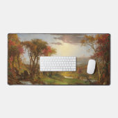 Kunst Herfst op het Hudson River Landschap Bureaumat (Keyboard & Muis)