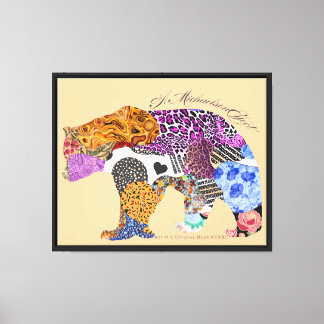 Kunst Het is officieel Beer #033c - Een Michaelson Canvas Afdruk