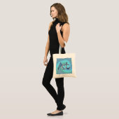 Kunst het woord tote bag (Voorkant (model))