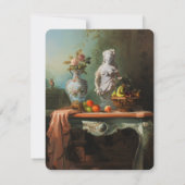 Kunst Huwelijk RSVP Kaart (Achterkant)