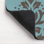 Kunst I van het Damast van de rol de Bruine Gouden Muismat (Hoek)