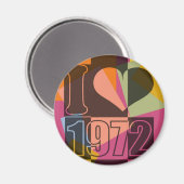  Kunst - ik hou van (hart) 1972 - Magneten (Voorkant / Achterkant)