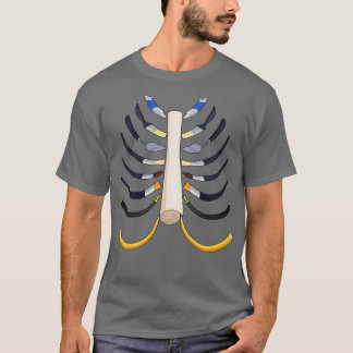 Kunst Ik kan het voelen in mijn Botten Art Botten T-shirt