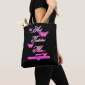Kunst imiteert mij - Fuschia Bliss Tote Bag (Dichtbij)