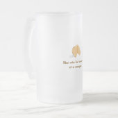 Kunst in de kerk matglas bierpul (Voorkant links)