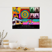 Kunst in de leeftijd van zuur poster (Keuken)