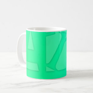 Kunst in de Mok van de Groene Typografie
