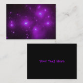 Kunst in de Paarse ruimte Visitekaartje (Voorkant / Achterkant)