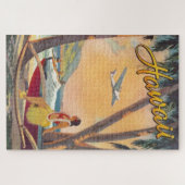 kunst in de reiskunst in Hawaii Legpuzzel (Horizontaal)