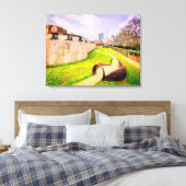 Kunst in de Tower of London Canvas Afdruk (Insitu (Slaapkamer))