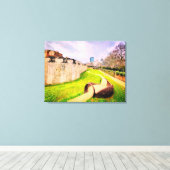 Kunst in de Tower of London Canvas Afdruk (Insitu (Houten vloer))