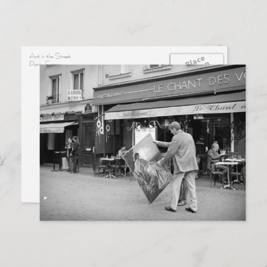 Kunst in het Briefkaart van de Straat (Voorkant / Achterkant)