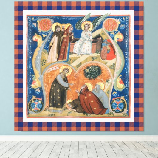  kunst in het kader van het paasprogramma canvas afdruk (Insitu (Houten vloer))