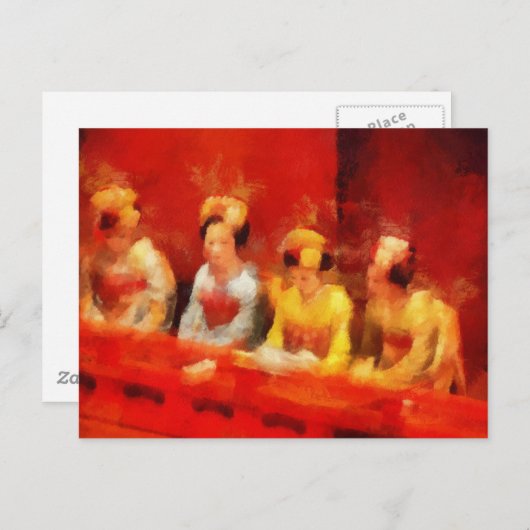 Kunst in Kabuki bekijken Briefkaart (Voorkant / Achterkant)