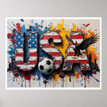 Kunst in olieverfschilderstijl van USA-voetbalstad
