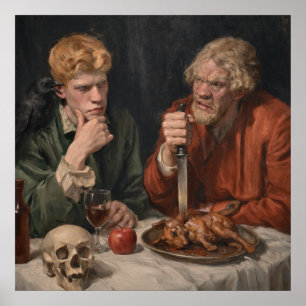 Kunst in Renaissancestijl surrealistische fijne ku Poster