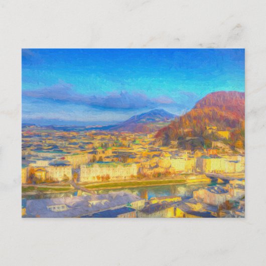 Kunst in Salzburg Briefkaart (Voorkant)