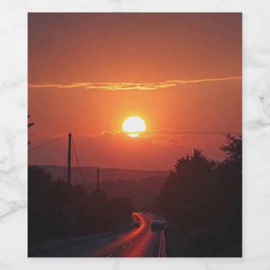 Kunst in wijnetiketten wijn etiket (Enkel label)