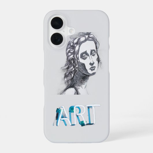 kunst iPhone 16 hoesje (Achterkant)