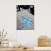 kunst is de hemel onder je voeten poster (Keuken)