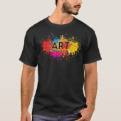 Kunst is de manier waarop ik bid t-shirt (Voorkant)
