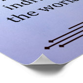 "Kunst is de meest intense vorm van individualisme Poster (Hoek)