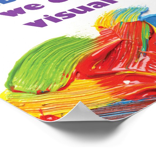 Kunst is de vergaderplaats poster (Hoek)