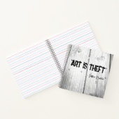 KUNST IS DIEFSTAL Pablo Picasso Citaat Notitieboek (Binnen)