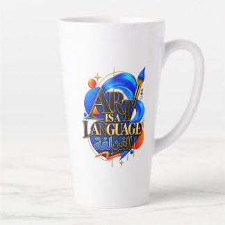 KUNST IS EEN TAAAL LATTE MOK