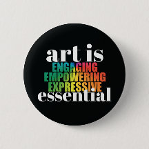 Kunst is ESSENTIEEL Knop