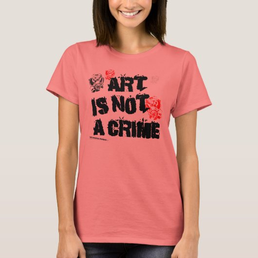 Kunst is geen misdaad III T-shirt (Voorkant)